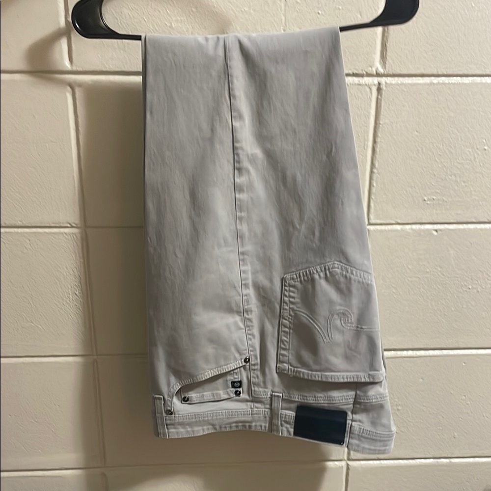 Ag Adriano Goldschmied Gray Chinos Straight-Leg